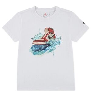 New Without Tags Jordan Kids Aj1 Wave Short Sleeve Tee Size Medium